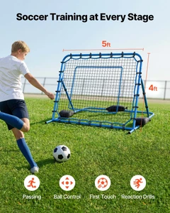 Soccer Rebounder Net, Quick-Switch Angle Soccer Goal Rebounder for Control, Passing Practice, Heavy E415-ZQHDWTZL5W4FZO7Z0001V0