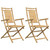 Folding Patio Chairs 2 pcs 20.9"x26"x39" Bamboo A949-368038
