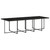 13 Piece Patio Dining Set with Cushions Black Poly Rattan A949-3277985