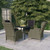 5 Piece Patio Dining Set Brown A949-3099650