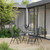 5 Piece Patio Dining Set Steel Anthracite A949-3074488