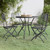 5 Piece Patio Dining Set Expanded Metal Mesh Anthracite A949-3084712