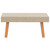 Patio Coffee Table Poly Rattan Beige A949-310221