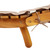 Sun Lounger with Cushion Taupe Solid Wood Acacia A949-367636
