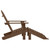 Patio Chair with Ottoman Wood Brown A949-45701