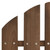 Patio Chair with Ottoman Wood Brown A949-45701