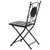 Mosaic Bistro Chairs 2 pcs Gray A949-46716