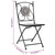 Mosaic Bistro Chairs 2 pcs Gray A949-46716