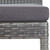 5 Piece Patio Bar Set Poly Rattan and Acacia Wood Gray A949-49565