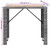 5 Piece Patio Bar Set Poly Rattan and Acacia Wood Gray A949-49565