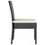 5 Piece Patio Dining Set Poly Rattan Black A949-3065695