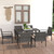 7 Piece Patio Dining Set Poly Rattan Gray A949-3065714