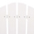 Patio Adirondack Chairs with Tea Table Solid Wood Fir White A949-310067