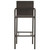 3 Piece Patio Bar Set Poly Rattan Brown A949-3064836