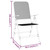 3 Piece Patio Dining Set Expanded Metal Mesh Anthracite A949-3084721