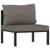 6 Piece Patio Lounge Set with Cushions Poly Rattan Anthracite A949-49409