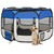  Foldable Dog Playpen with Carrying Bag Blue 43.3"x43.3"x22.8 A949-171014
