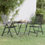 3 Piece Patio Dining Set Expanded Metal Mesh Anthracite A949-3084717