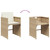 9 Piece Patio Dining Set with Cushions Beige Poly Rattan A949-3277971