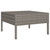 9 Piece Patio Lounge Set with Cushions Poly Rattan Gray A949-3094334