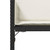 Patio Chairs with Cushions 4 pcs Black Poly Rattan A949-4007475