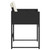 Patio Chairs with Cushions 4 pcs Black Poly Rattan A949-4007475
