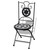 Folding Bistro Chairs 2 pcs Ceramic Black and White A949-41533