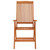 Folding Patio Chairs 4 pcs Solid Wood Eucalyptus A949-3087344