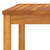 5 Piece Patio Lounge Set with Cushion Solid Acacia Wood A949-3057780