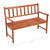 Patio Bench with Cushion 47.2" Solid Acacia Wood A949-3063783