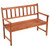 Patio Bench with Cushion 47.2" Solid Acacia Wood A949-3063783