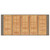 Patio Bar Table with Acacia Wood Top Gray 72.8"x31.5"x43.3" Poly Rattan A949-368701