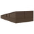 Garden Bed Brown 43.3"x78.7" Poly Rattan A949-42666