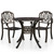3 Piece Bistro Set Cast Aluminum Bronze A949-3070574