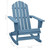 Patio Adirondack Rocking Chair Solid Fir Wood Blue A949-315885