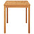 Patio Dining Table 47.2"x27.6"x30.3" Solid Teak Wood A949-316630