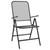 Folding Patio Chairs 4 pcs Expanded Metal Mesh Anthracite A949-317341