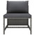 9 Piece Patio Lounge Set with Cushions Poly Rattan Gray A949-3059767