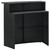 3 Piece Patio Bar Set with Cushions Black A949-3064873