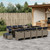 15 Piece Garden Dining Set with Cushions Grey Poly Rattan A949-3277764