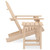 Patio Adirondack Chair with Table Solid Fir Wood A949-315922