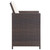 9 Piece Patio Dining Set with Cushions Poly Rattan Brown A949-42526