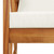 2 Piece Patio Lounge Set with Cushions Solid Acacia Wood A949-310273