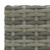 3 Piece Patio Bar Set with Armrest Poly Rattan Gray A949-3064806