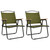 Camping Chairs 2 pcs Green 21.3"x21.7"x30.7" Oxford Fabric A949-319486