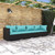 Patio Furniture Set 4 Piece with Cushions Poly Rattan Black A949-3101425