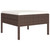 9 Piece Patio Lounge Set with Cushions Poly Rattan Brown A949-3094431