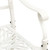 Patio Chairs 2 pcs Cast Aluminum White A949-315569