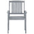 Patio Chairs with Cushions 8 pcs Solid Acacia Wood Gray A949-3078222