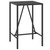 5 Piece Patio Bar Set with Cushions Black Poly Rattan A949-3187632